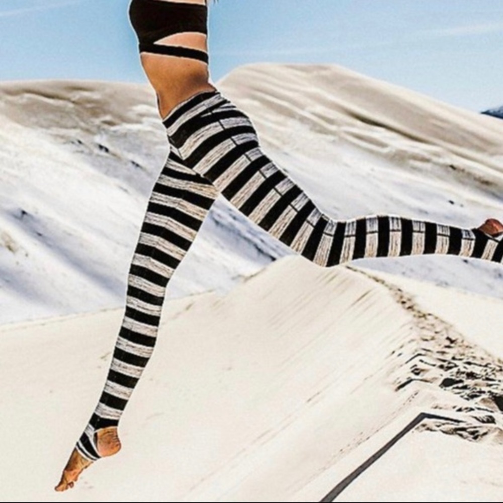 Free People Movement Namaste Striped Leggings